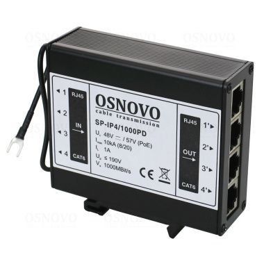 В продажу поступил прибор грозозащиты OSNOVO SP-IP4/1000PD