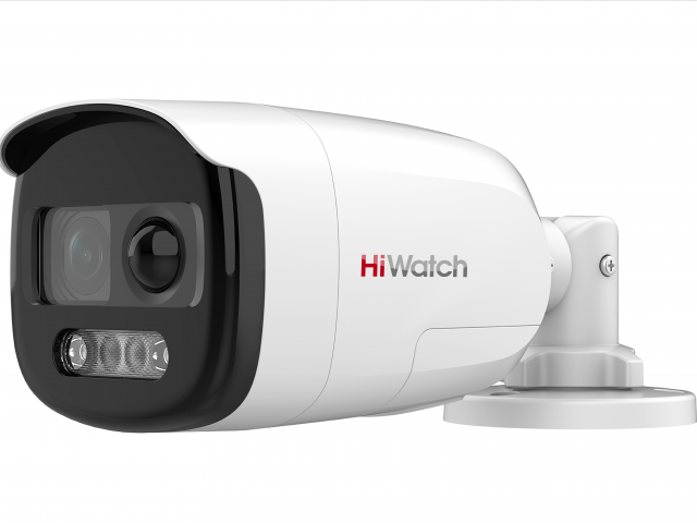 картинка HiWatch DS-T210X (3.6 mm) 2Мп цилиндрическая HD-TVI видеокамера с PIR-датчиком и EXIR-подсветкой до 40м от магазина Охранных систем и видеонаблюдения