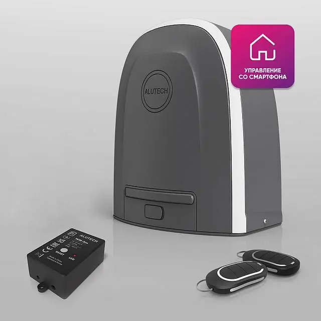 картинка Умный привод для откатных ворот ALUTECH Roteo RTO-500MKIT-Sm + модуль Wi-fi от магазина Охранных систем и видеонаблюдения
