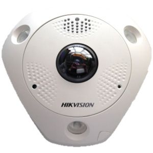 картинка 6Мп IP-камера Hikvision DS-2CD6362F-IVS с объективом «рыбий глаз» и ИК-подсветкой от магазина Охранных систем и видеонаблюдения