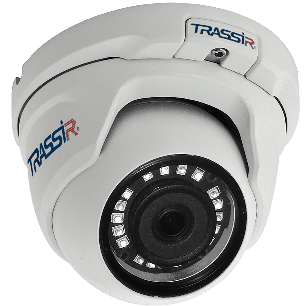 картинка TRASSIR TR-D8121IR2 v4 2.8 Миниатюрная вандалозащищенная IP-видеокамера 2Мп от магазина Охранных систем и видеонаблюдения