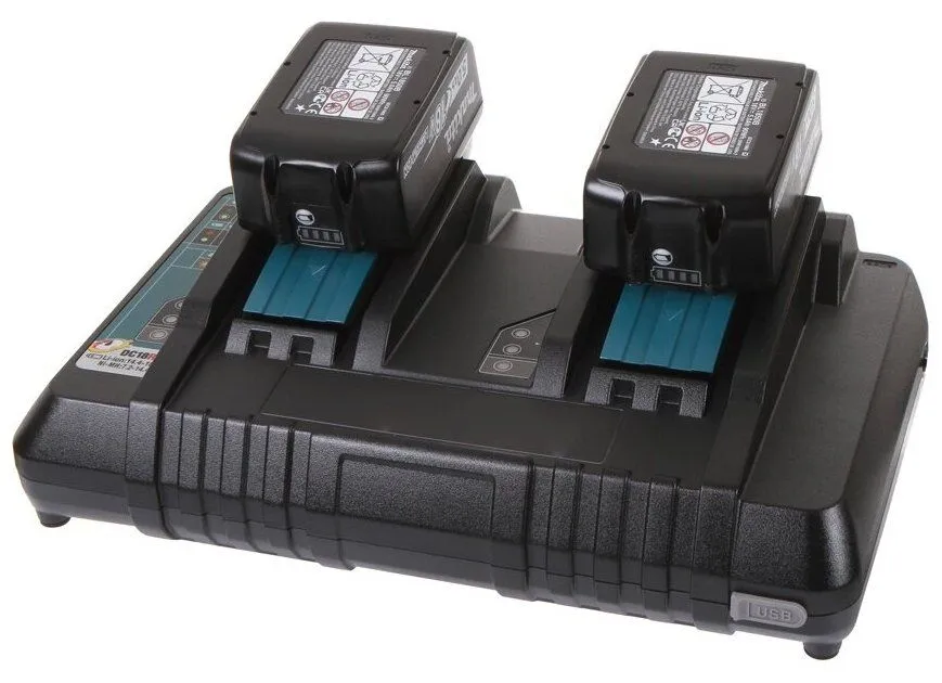 картинка Аккумулятор с зарядным устройством для инструмента Makita BL1850B 18В 5Ач Li-Ion (191L75-3) от магазина Охранных систем и видеонаблюдения