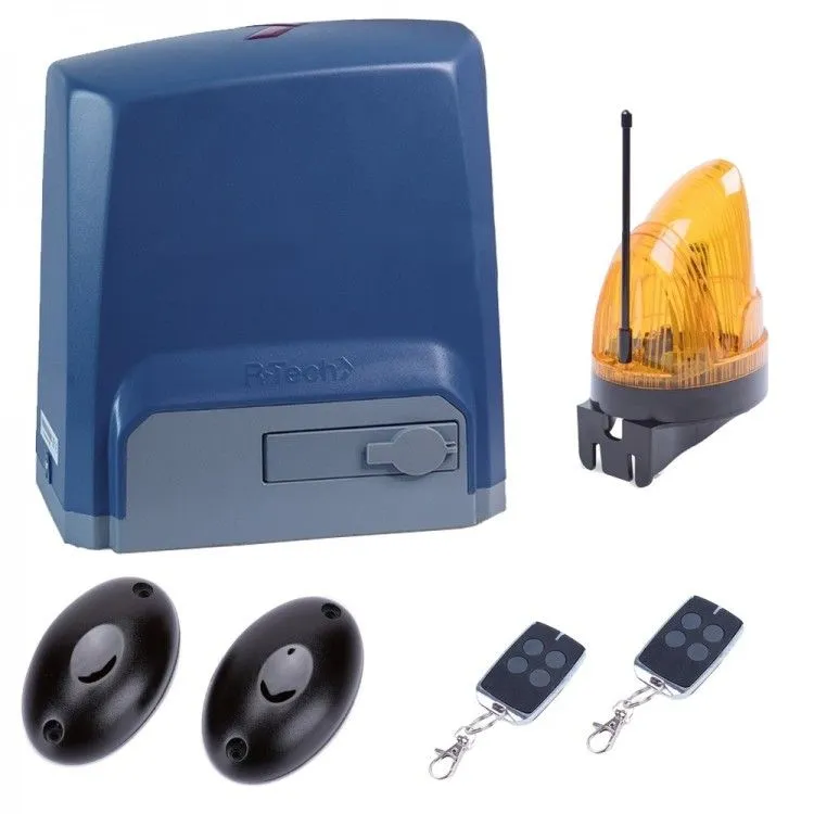картинка A-SL1000AC KIT Комплект автоматики для откатных ворот до 1000 кг Привод, 2 пульта RT-4, фотоэлементы RT-F1, лампа RT-LA230V от магазина Охранных систем и видеонаблюдения