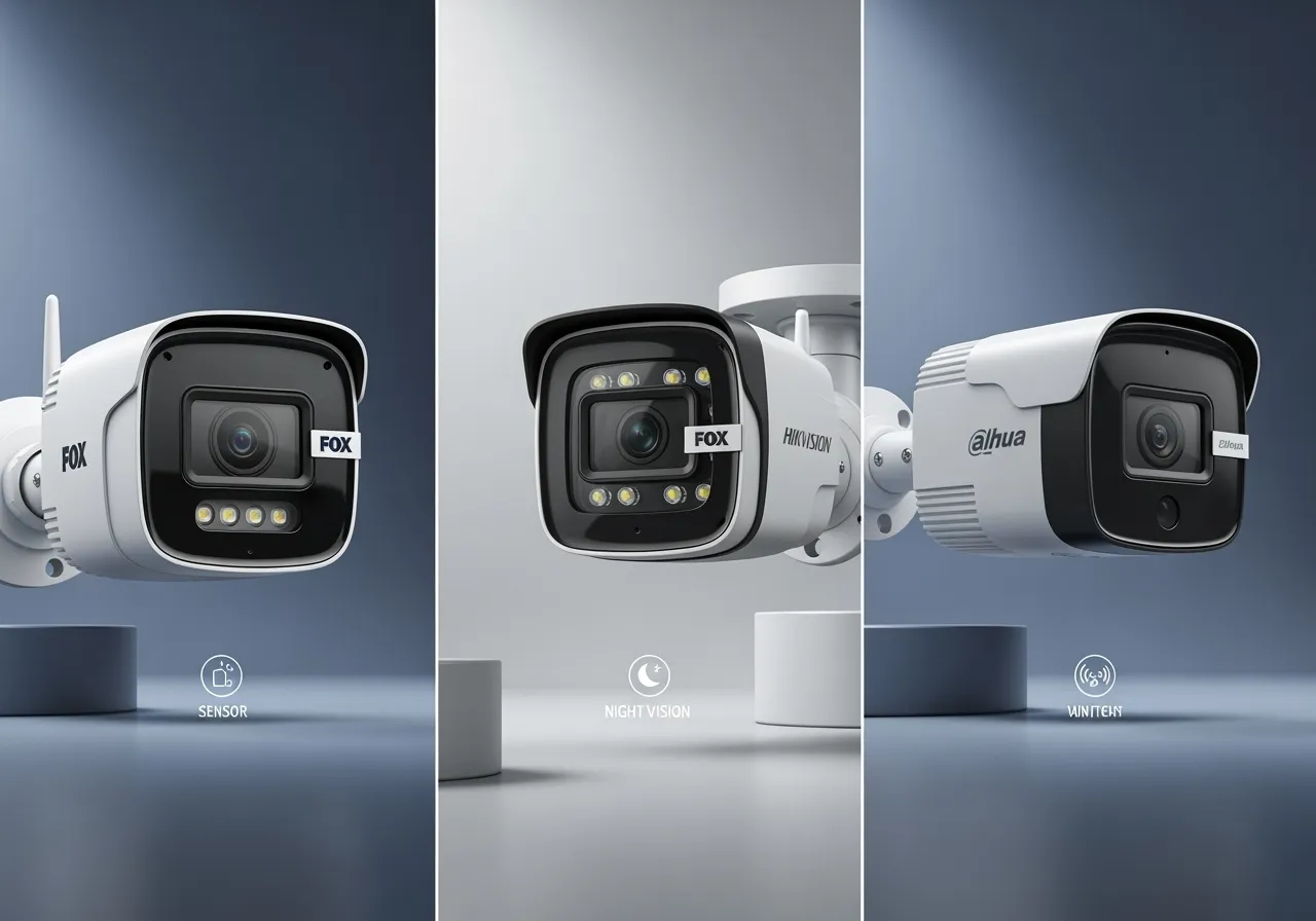 Сравнение: FOX vs Hikvision vs Dahua — какая камера лучше?