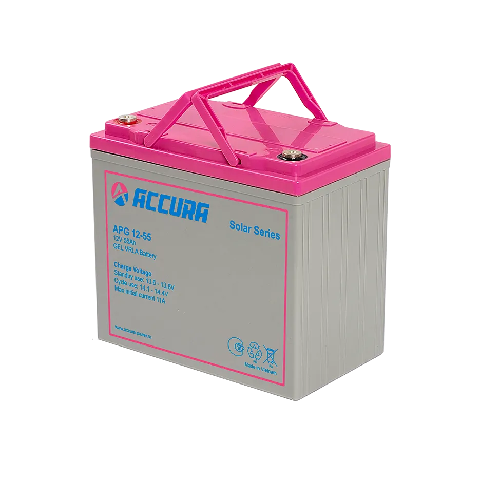 картинка Гелевый аккумулятор APG 12-55 от магазина Охранных систем и видеонаблюдения