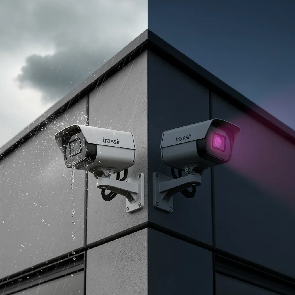 Как выбрать камеру Trassir для улицы: IP-классы, ИК-подсветка, защита