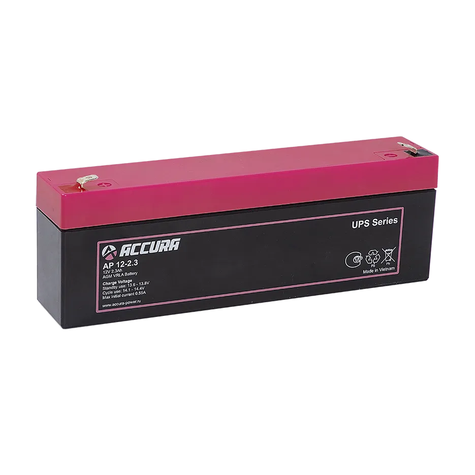 картинка Аккумулятор AP 12-2.3 от магазина Охранных систем и видеонаблюдения