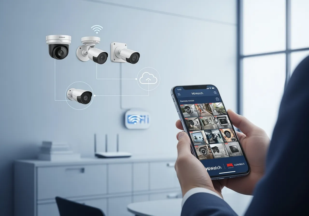 Как настроить удалённый доступ к камерам HiWatch через смартфон (HiWatch / Hik-Connect)