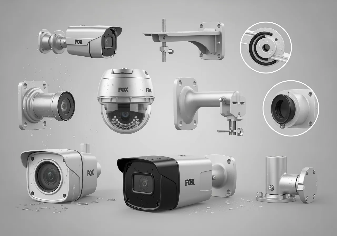 Обзор лучших уличных корпусов и кронштейнов для камер FOX