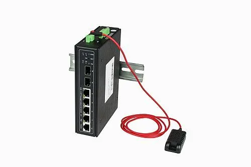 картинка NS-SW-4G2G-L/IM Промышленный управляемый (L2+) коммутатор Gigabit Ethernet на 4GE RJ45 + 2 GE SFP от магазина Охранных систем и видеонаблюдения