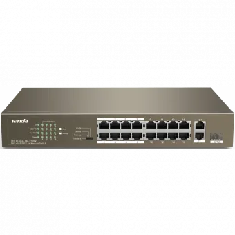 картинка PoE-коммутатор Tenda TEF1118P-16-150W от магазина Охранных систем и видеонаблюдения