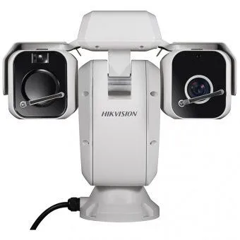картинка Комбинированная IP тепловизионная поворотная платформа Hikvision DS-2TD6166-75B2L с модулем видимого диапазона от магазина Охранных систем и видеонаблюдения
