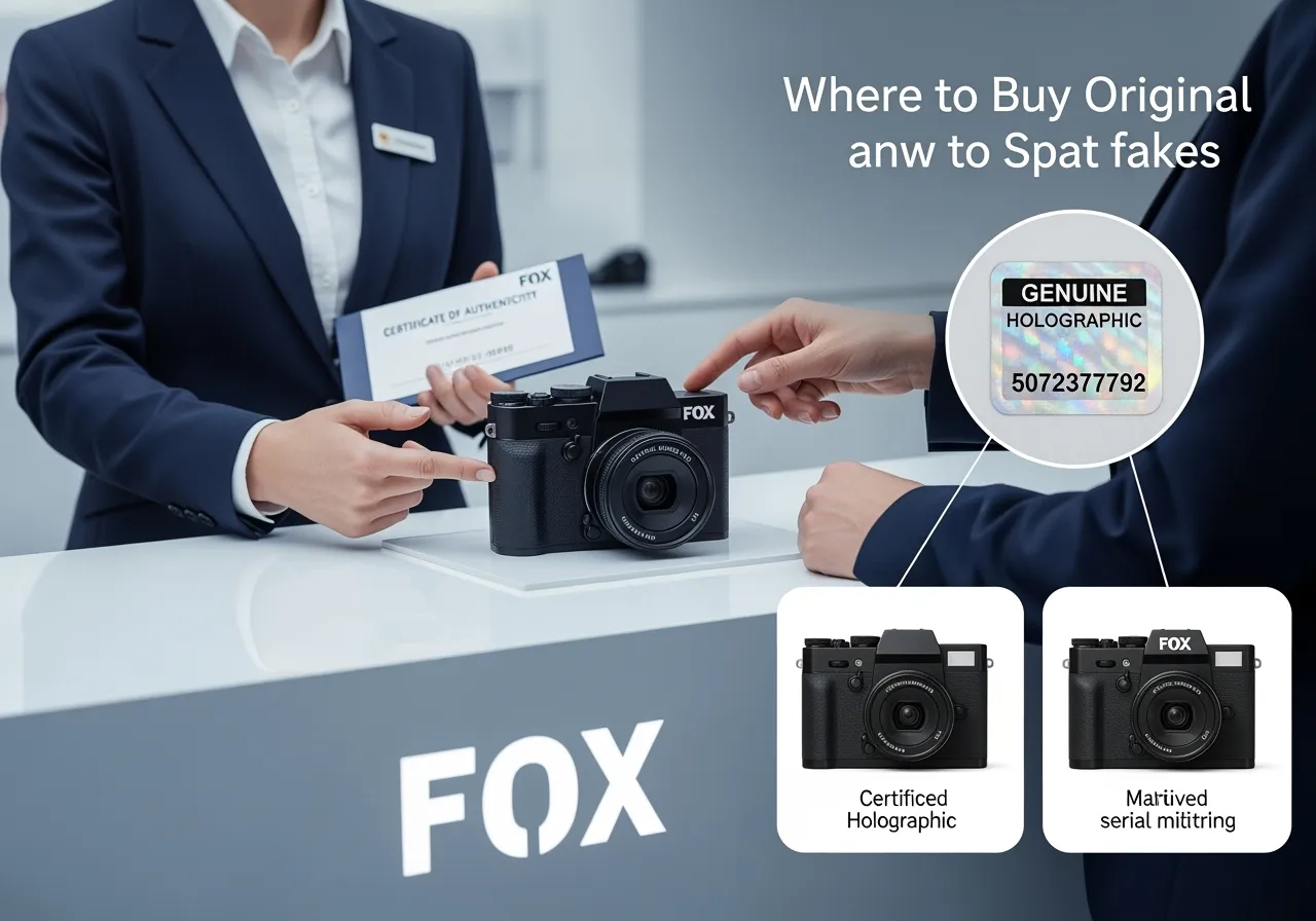 Где купить оригинальные камеры FOX и как отличить подделку