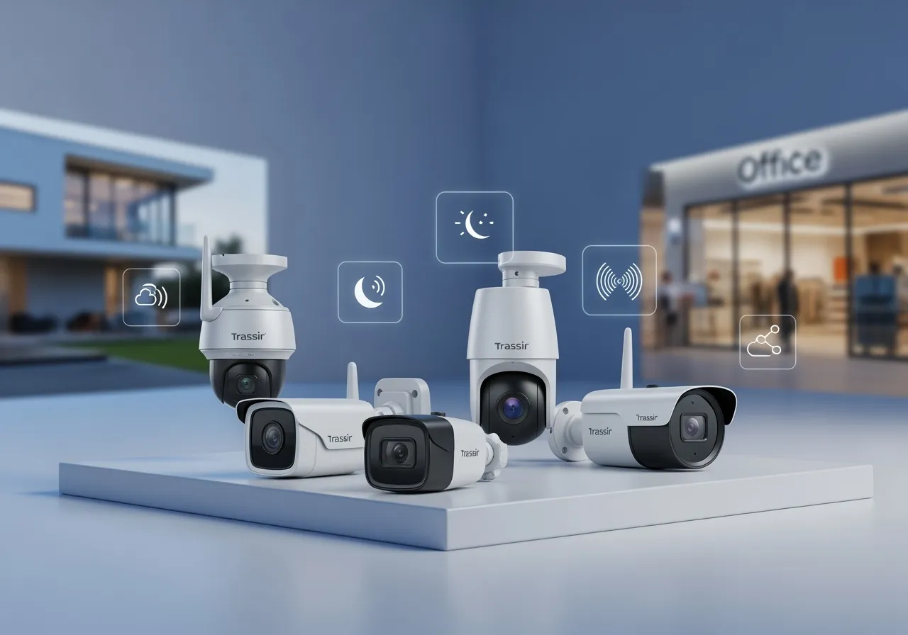 Камеры видеонаблюдения Trassir: полный обзор моделей 2025 — характеристики, цены, для дома и бизнеса