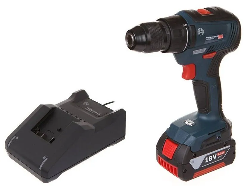 картинка Дрель-шуруповерт Bosch GSR 18V-90 C (0.601.9K6.006) от магазина Охранных систем и видеонаблюдения