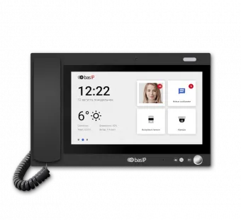 картинка Пульт консьержа BAS-IP AM-02 black от магазина Охранных систем и видеонаблюдения