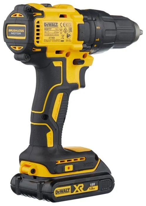 картинка Дрель-шуруповерт DeWalt DCD777S2T-QW от магазина Охранных систем и видеонаблюдения
