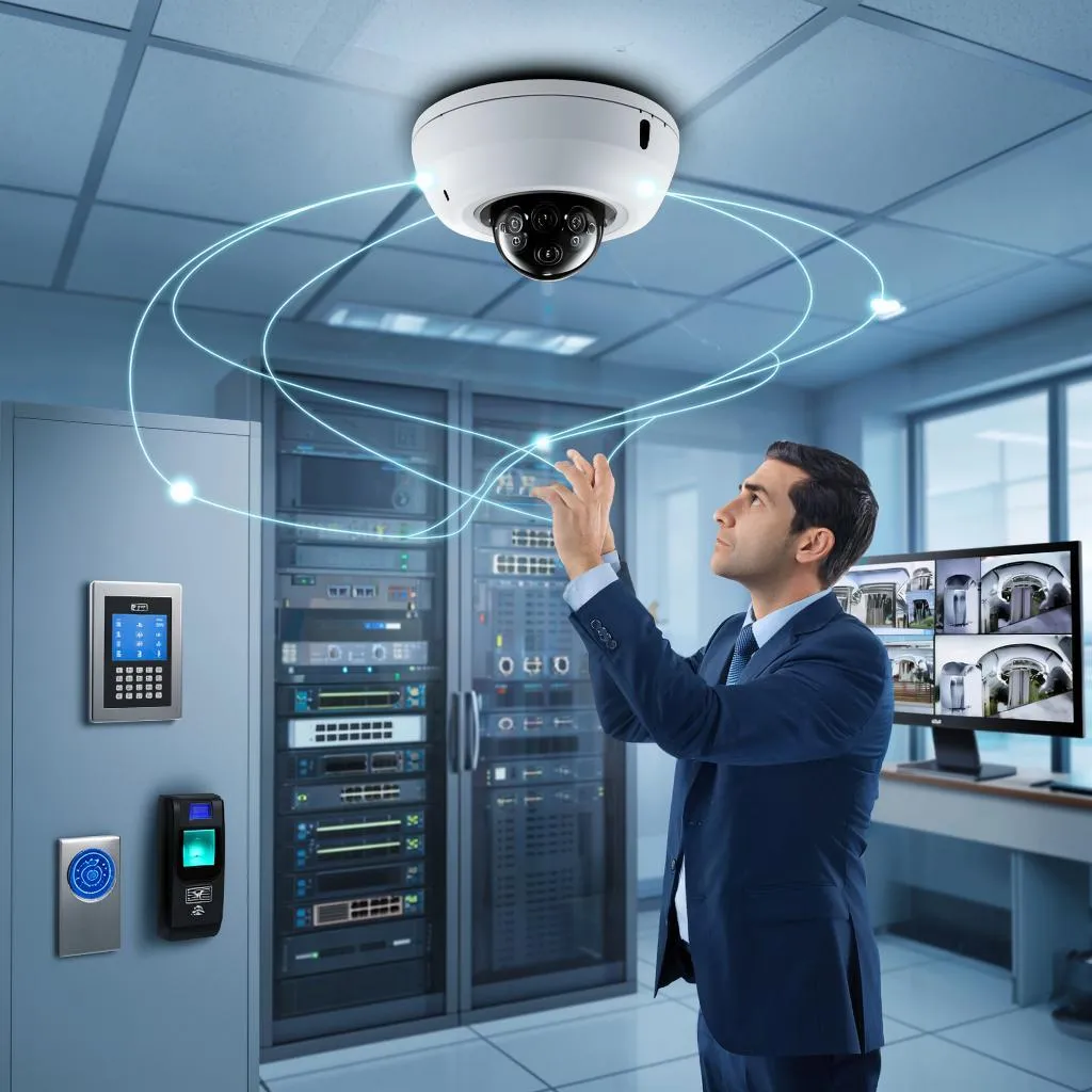 Монтаж видеонаблюдения и интеграция с системой контроля доступа Монтаж видеонаблюдения и интеграция с системой контроля доступа