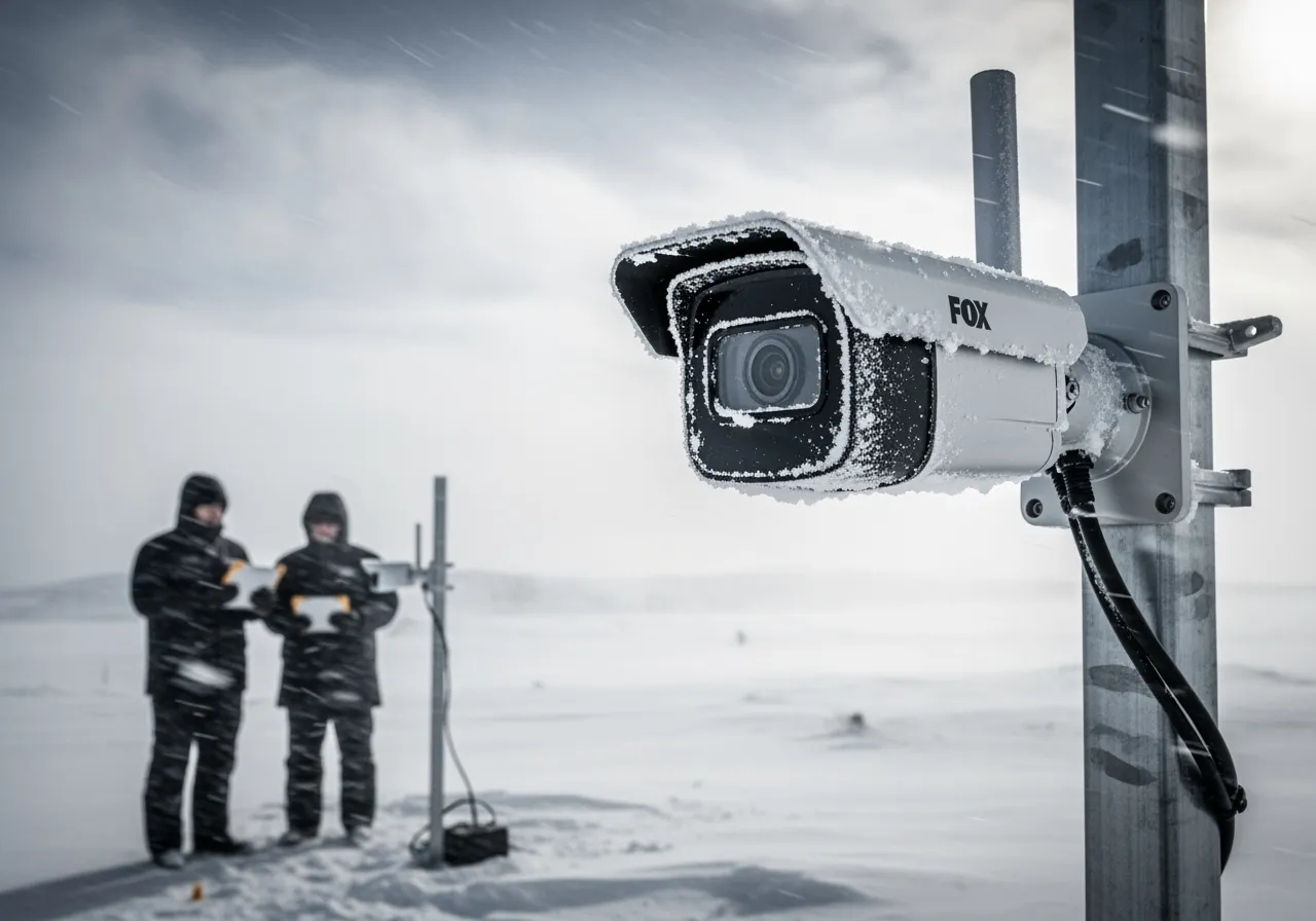 Тест на устойчивость: как камеры FOX работают при -30°C и на ветру