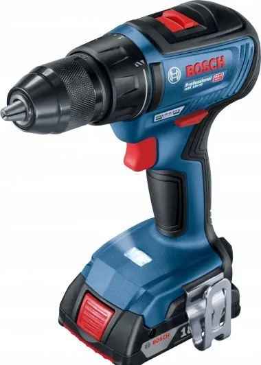картинка Дрель-шуруповерт Bosch GSR 18V-50 Professional с 2-мя АКБ, кейс (06019H5000) от магазина Охранных систем и видеонаблюдения