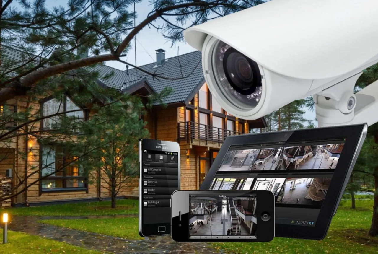 Установка камер видеонаблюдения IFlow для сада и огорода