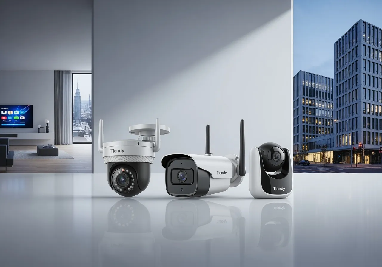 Обзор камер видеонаблюдения Tiandy 2025: лучшие модели для дома и бизнеса