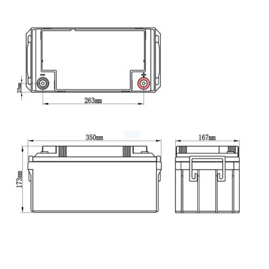 картинка Аккумулятор APL 12-65 от магазина Охранных систем и видеонаблюдения