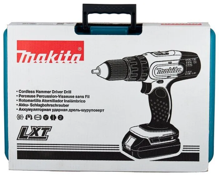 картинка Дрель-шуруповерт Makita DHP453SYE кейс от магазина Охранных систем и видеонаблюдения