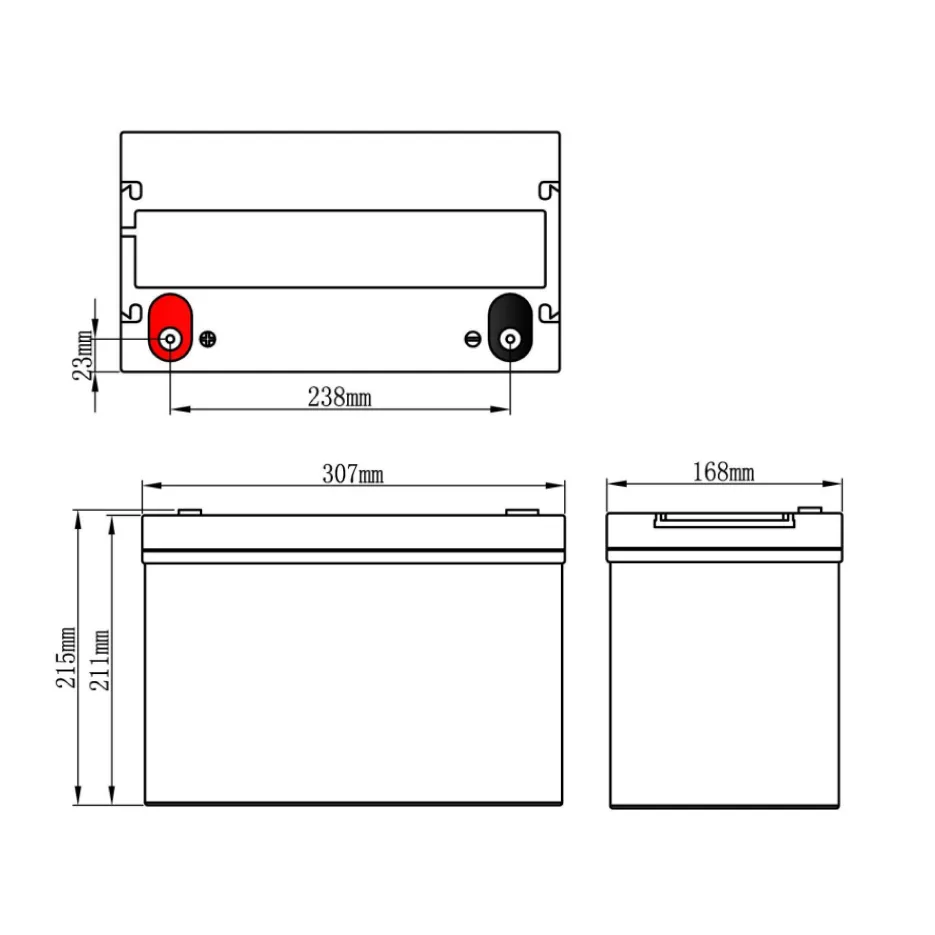 картинка Аккумулятор APL 12-90 от магазина Охранных систем и видеонаблюдения