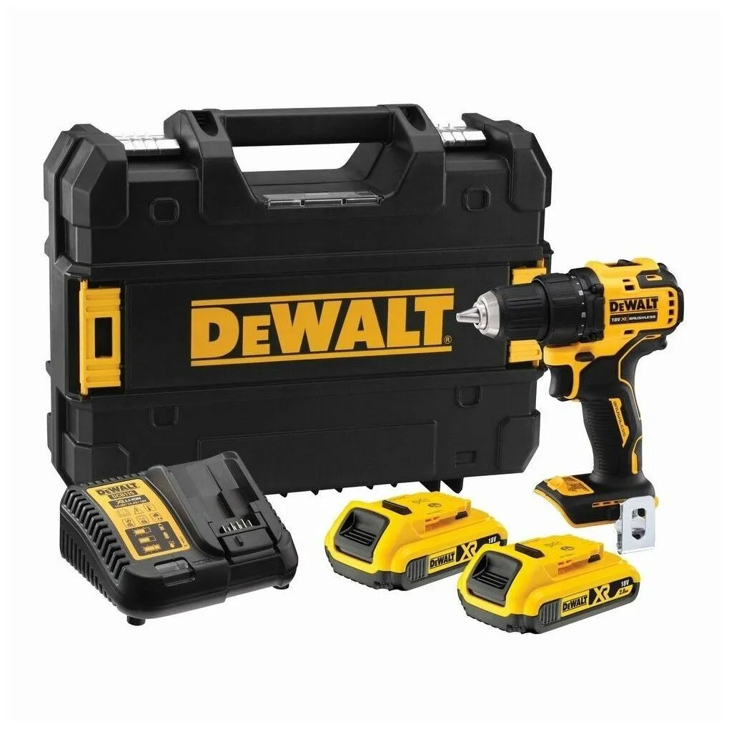 картинка Дрель-шуруповерт DeWalt DCD708D2T (DCD708D2T-QW) от магазина Охранных систем и видеонаблюдения
