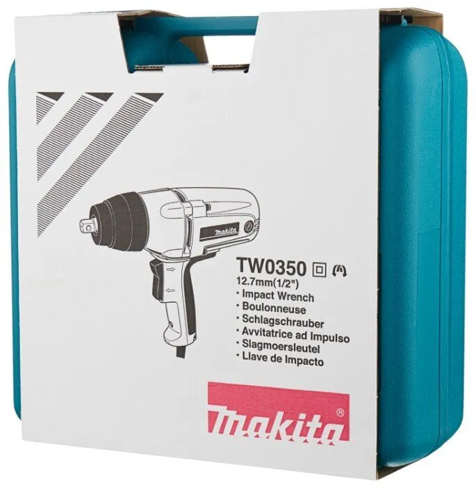 картинка Гайковерт Makita TW 0350 чемодан (TW0350) от магазина Охранных систем и видеонаблюдения