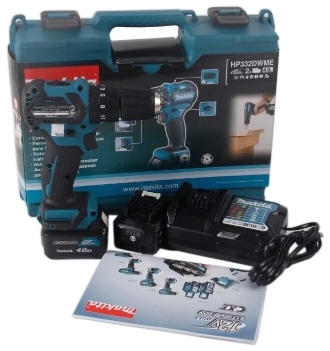 картинка Дрель-шуруповерт Makita HP332DWME от магазина Охранных систем и видеонаблюдения