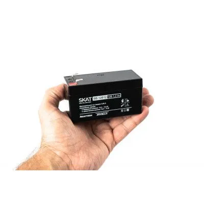 картинка Аккумулятор свинцово-кислотный  SKAT SB 12012 от магазина Охранных систем и видеонаблюдения