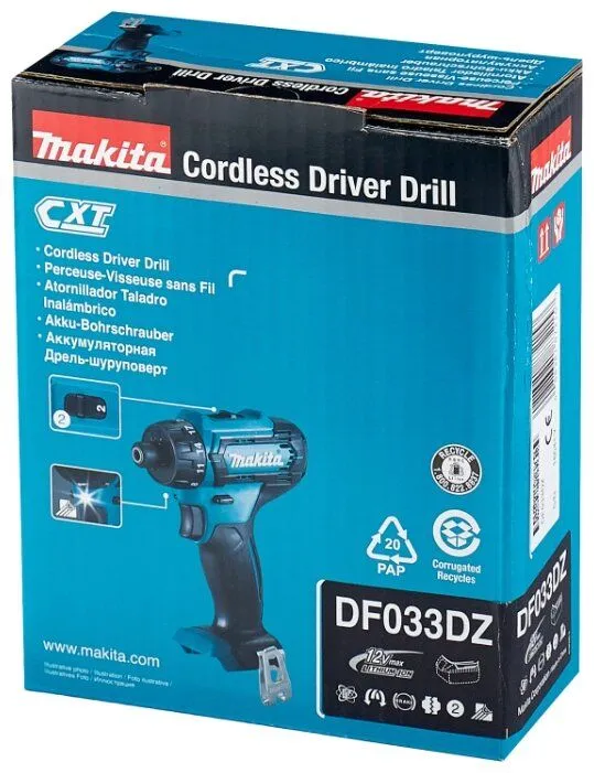 картинка Шуруповерт Makita DF 033 DZ (DF033DZ) от магазина Охранных систем и видеонаблюдения