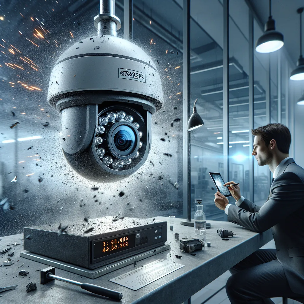 Тест ударостойкости и работоспособности Trassir при экстремальных условиях