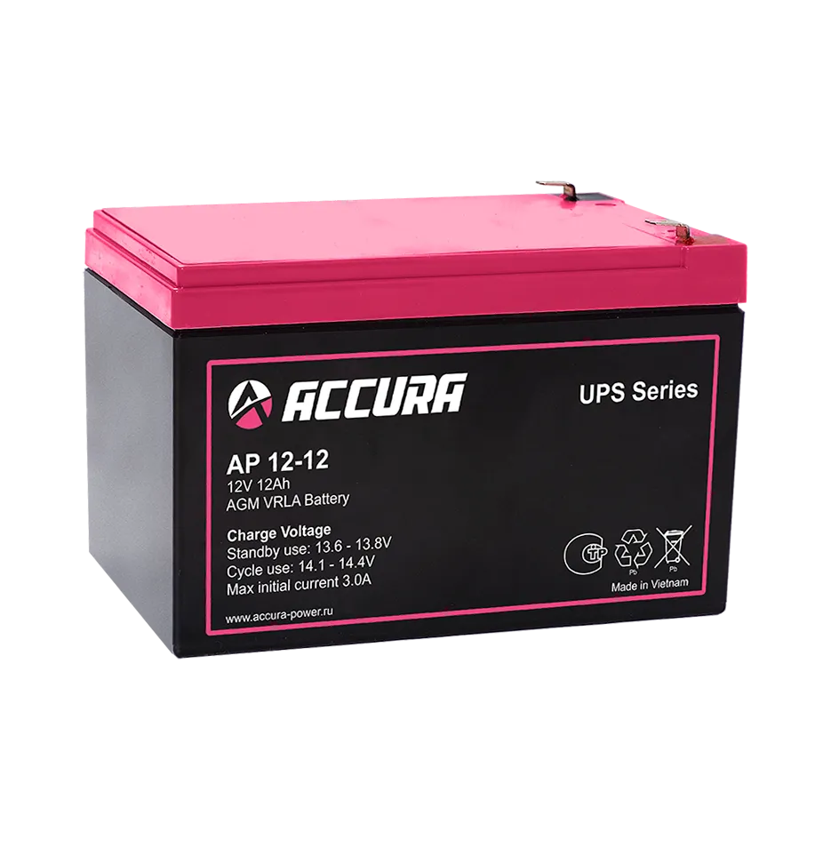 картинка Аккумулятор AP 12-12 от магазина Охранных систем и видеонаблюдения