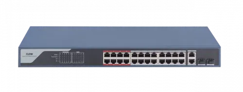 картинка PoE коммутатор 24 порта F-SW-EM426POE-VM от магазина Охранных систем и видеонаблюдения