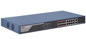 картинка PoE-коммутатор Hikvision DS-3E1318P-EI от магазина Охранных систем и видеонаблюдения