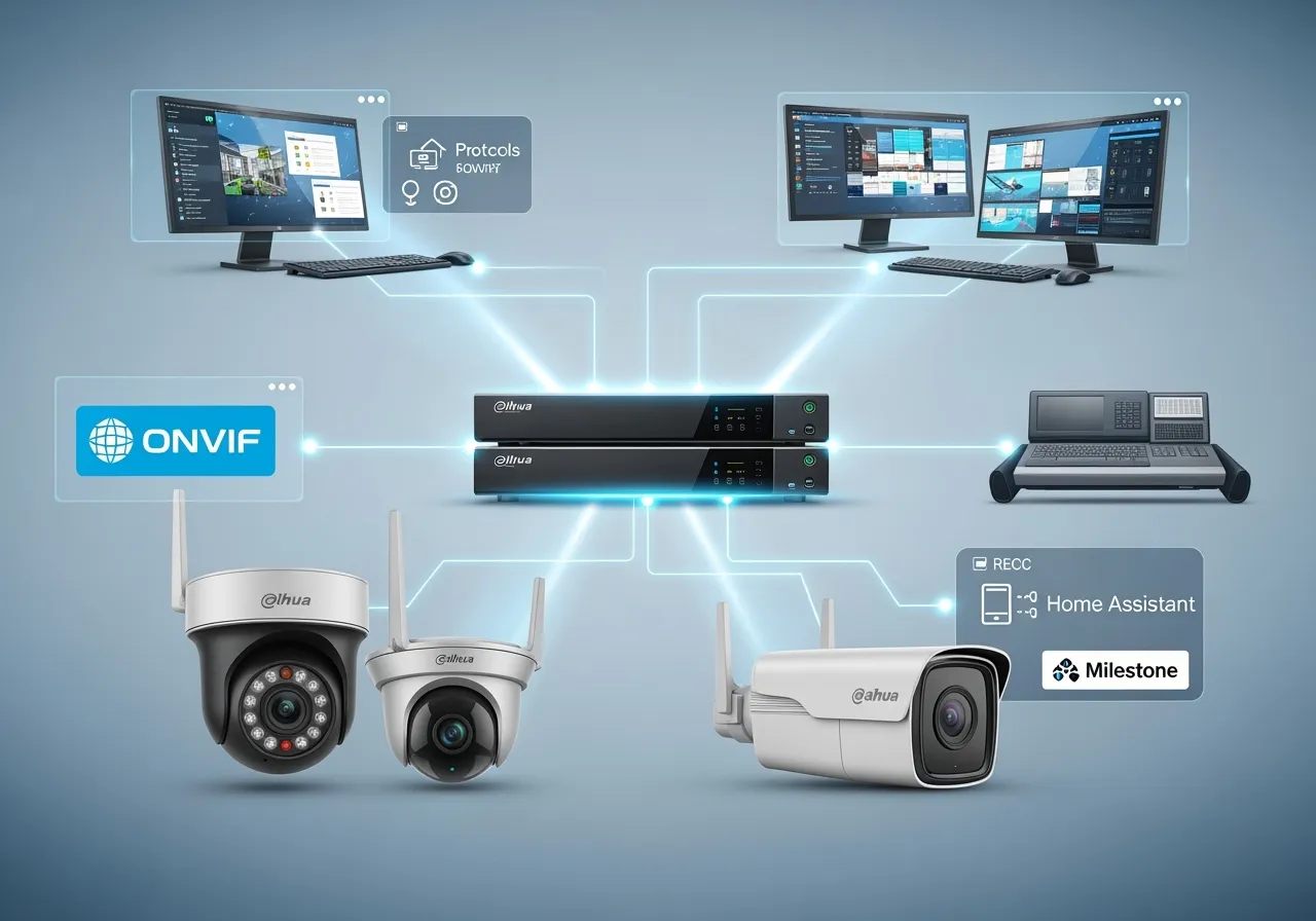 Dahua и ONVIF: совместимость с рекордерами и VMS (Home Assistant, Milestone)