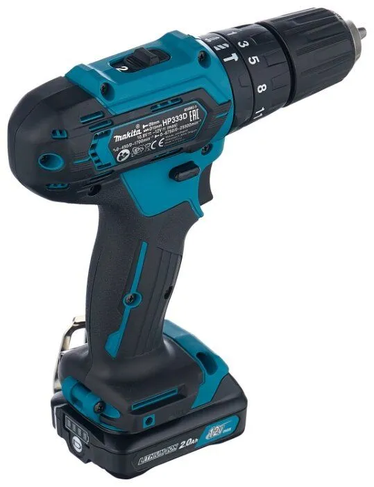 картинка Дрель-шуруповерт Makita HP333DWAE с 2-мя АКБ, кейс от магазина Охранных систем и видеонаблюдения