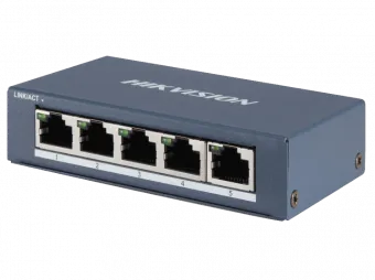 картинка Коммутатор Hikvision DS-3E0505-E от магазина Охранных систем и видеонаблюдения