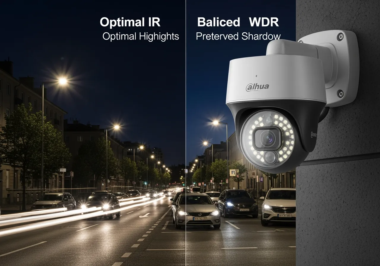 Настройка ночной съёмки: оптимальные параметры IR и WDR для камер Dahua