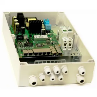 картинка РоЕ-коммутатор TFortis PSW-2G8F+ от магазина Охранных систем и видеонаблюдения