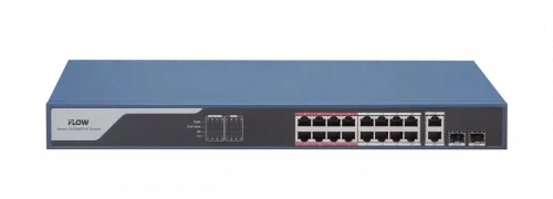 картинка PoE коммутатор 16 портов F-SW-EM418POE-VM от магазина Охранных систем и видеонаблюдения