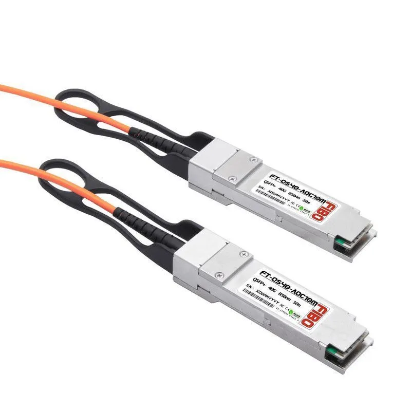 картинка 40G QSFP+ 10м AOC (Active Optical Cable) от магазина Охранных систем и видеонаблюдения