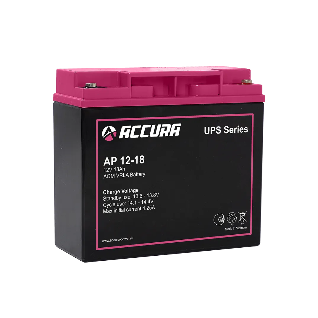 картинка Аккумулятор AP 12-18 от магазина Охранных систем и видеонаблюдения