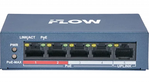 картинка PoE коммутатор 4 порта F-SW-EU205POE-V/L от магазина Охранных систем и видеонаблюдения