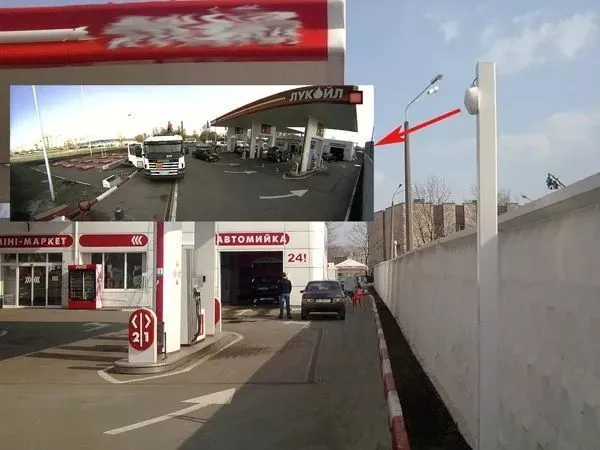 Камеры видеонаблюдения Trassir для автозаправок