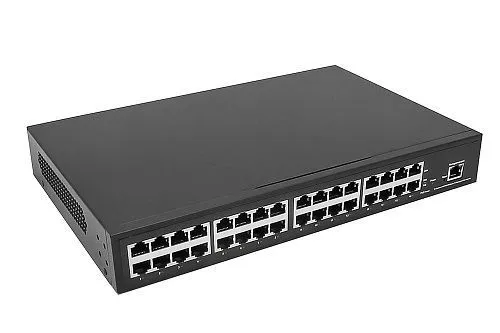 картинка NS-PI-16G-L Управляемый PoE-инжектор Gigabit Ethernet на 16 портов. Соответствует стандартам PoE IEE от магазина Охранных систем и видеонаблюдения