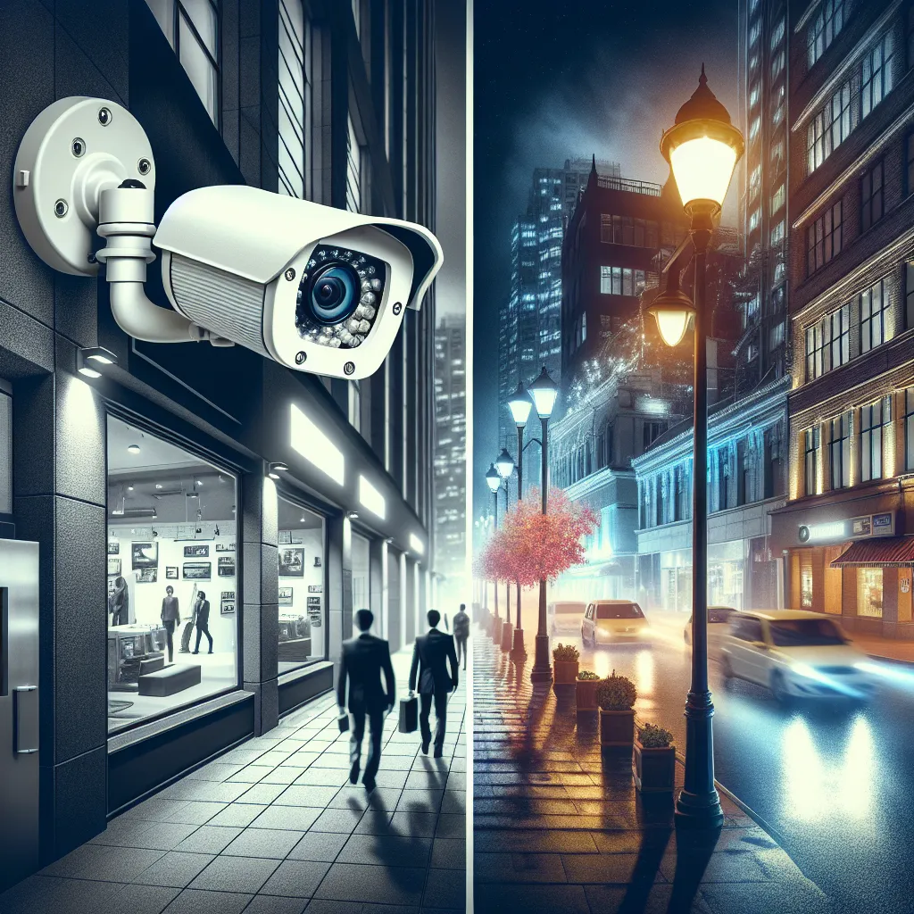 Сравнение: Hikvision ColorVu против обычных камер в темноте